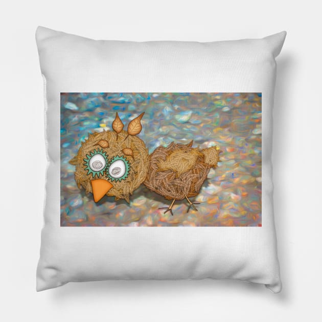 Count Your Chicken Pillow by becky-titus