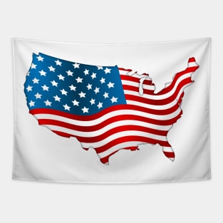 USA Flag Country Tapestry