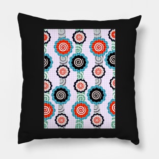 Floral stalk Pillow