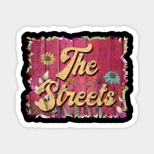 Classic Streets Personalized Flowers Proud Name Magnet