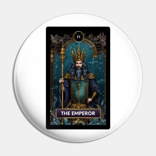 The Emperor Mermaid Tarot Card Pin