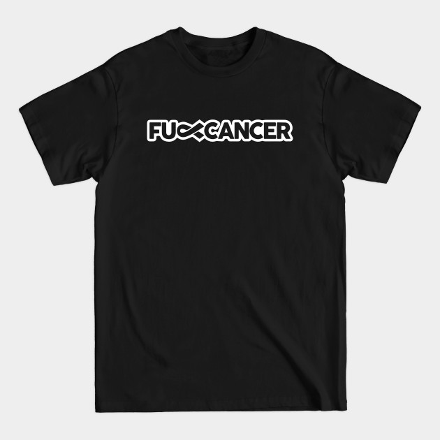 Discover Fuck Cancer Outlined Design Logo. F Cancer - Fuck Cancer - T-Shirt