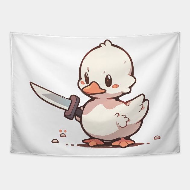 Peace was never an option Duckling Tapestry by Tandit Store