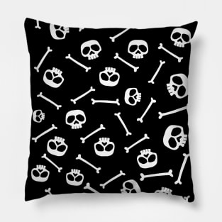 Skeleton Halloween Pillow