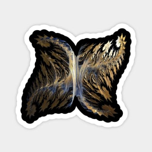 Golden Butterfly Magnet