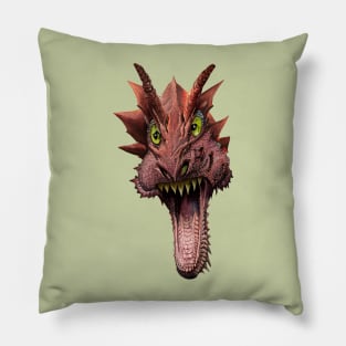 Crazy Dragon Vector Caricature Pillow