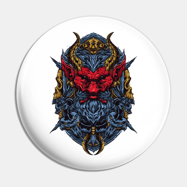 Ssshadow Weaver: The Serpent Demon Pin by Wear Your Story