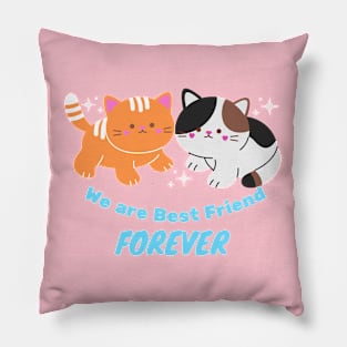 cats together forever Pillow