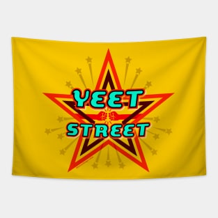 Yeet Street Star Red Tapestry