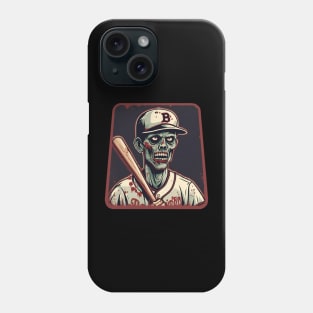 Zombie baseball player Phone Case