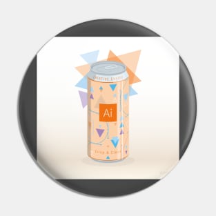 Creative Energy Illustrator Pin