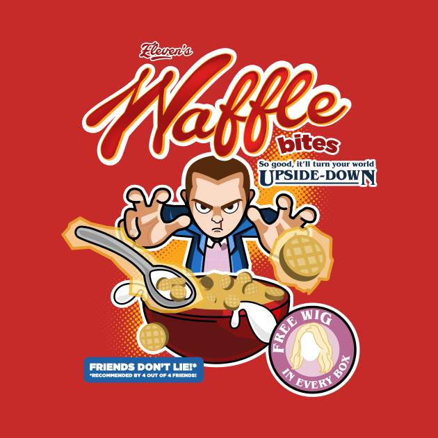 Eleven's Waffle Bites by sonicpandaart