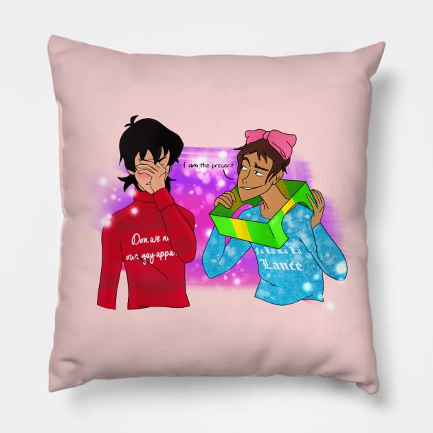 Klancemas - I am the Present {Extra} Pillow by AniMagix101