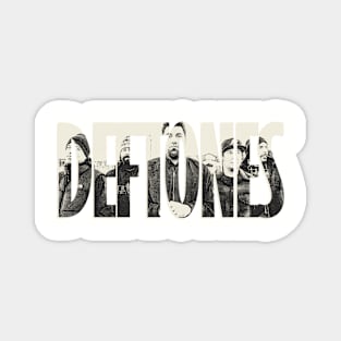 Rock Band Typography Magnet