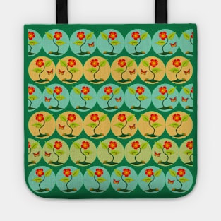 Flowers and bubbles Tote