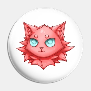 Pink cat Pin