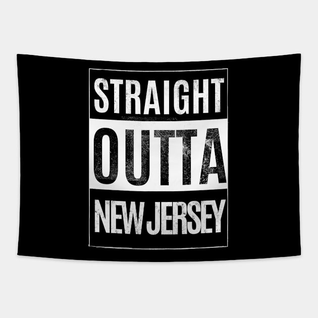 Straight Outta New Jersey Tapestry by twentysevendstudio