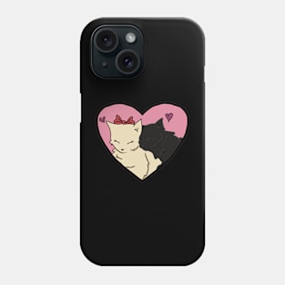 couple of cats Phone Case