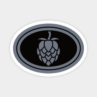 The Beer Hops (black) Magnet