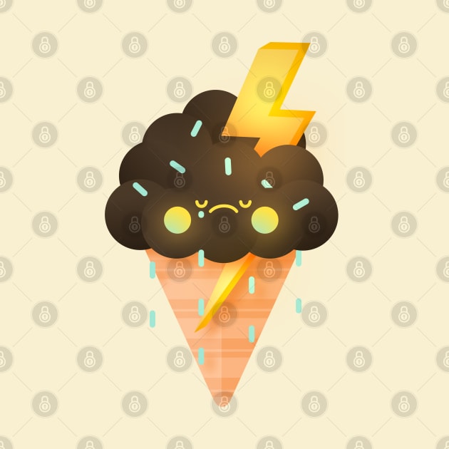 Chocolate Rain Ice Cream by noeyedeer