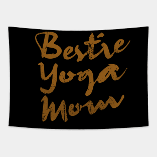 Bestie Yoga Mom Tapestry
