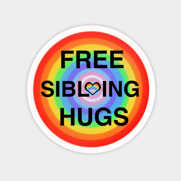 Free Sibling Hugs Magnet by hikav