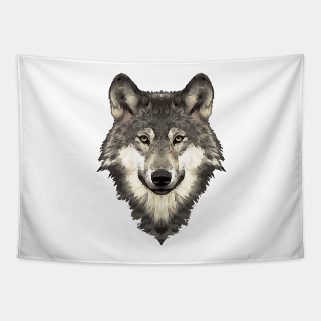 Wolfie In Gray Tapestry by CANJ72