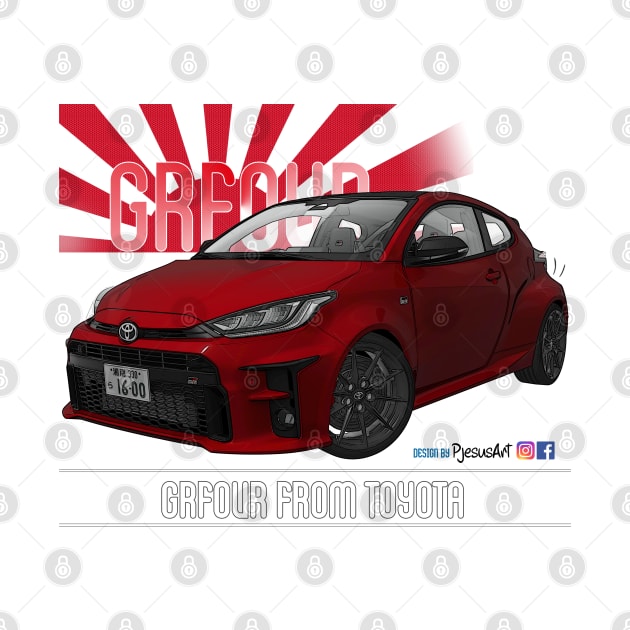 Toyota GRFOUR Emotional Red by PjesusArt