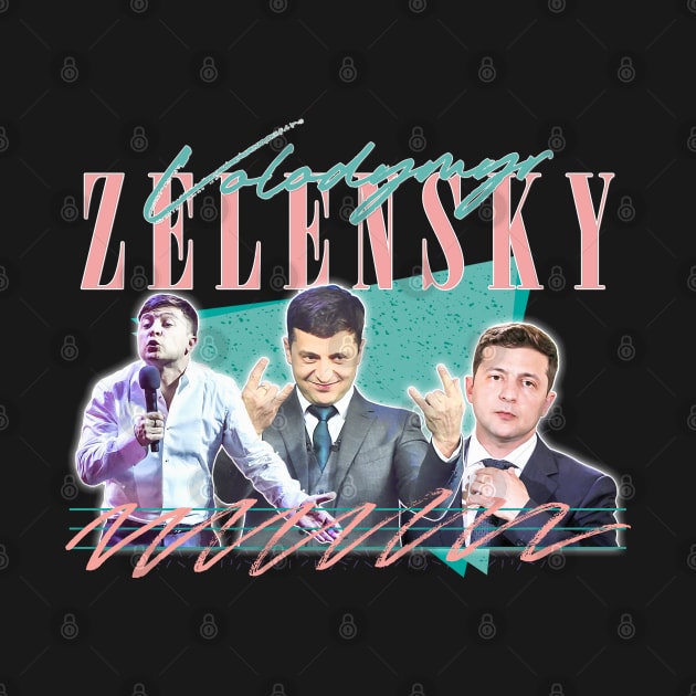 Zelensky Ukraine / Retro Fan Art Design by DankFutura