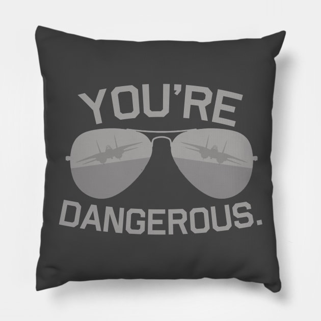 Iceman Says You're Dangerous Pillow by PopCultureShirts