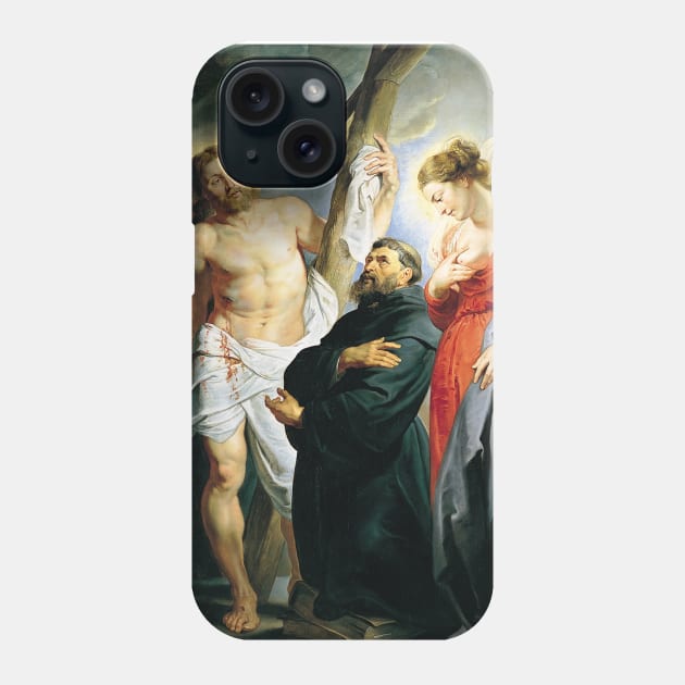 St. Augustine between Christ and the Virgin by Peter Paul Rubens Phone Case by Classic Art Stall