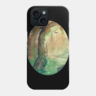 Watercolor forest painting alternate design - nature inspired art and designs Phone Case