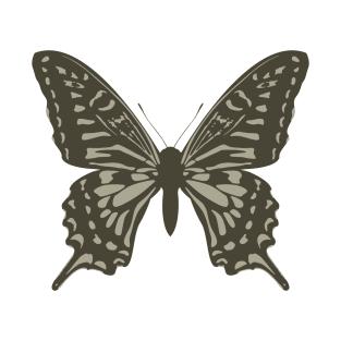 Butterfly, grey T-Shirt