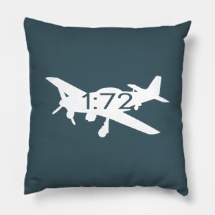 1:72 Plane (dark colors) T-Shirt Pillow