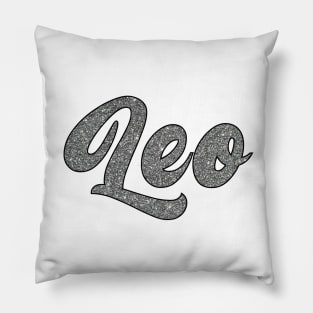 Leo Glitter Pillow