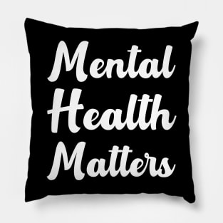 Mental Health Puns Pillow