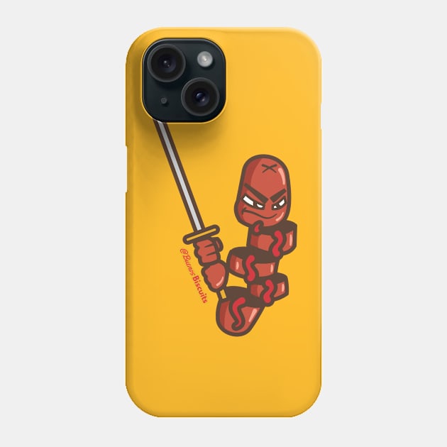 Hotdog Samurai Phone Case by Buenos Biscuits