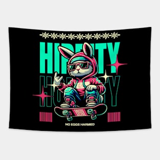 Hip-Hop Hoppity - Skater Bunny Easter Tapestry