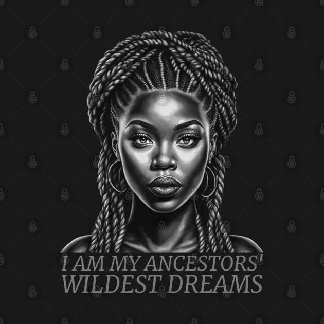 I am My Ancestors' Wildest Dreams, Black Girl Magic by UrbanLifeApparel