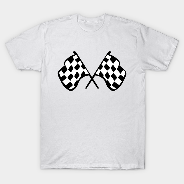 Discover Racing Flags - Chequered Flag - T-Shirt