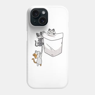 Cute cat pocket Phone Case