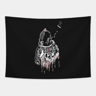 Space Horror, spacesuit Tapestry