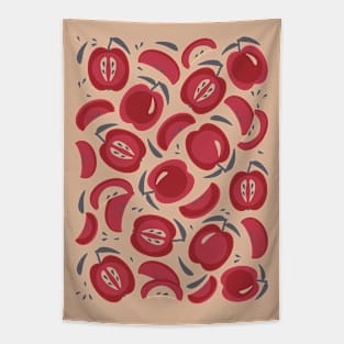 Apples, apples, and apples (red apples) Tapestry