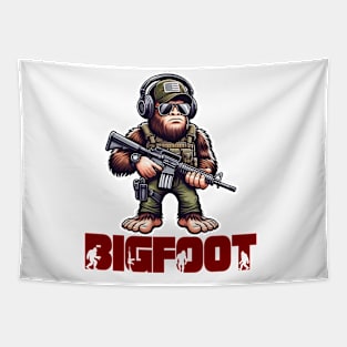 Tactical Bigfoot Tapestry