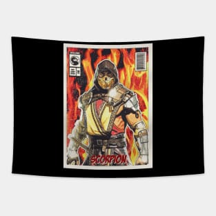 Scorpion Comic Tapestry