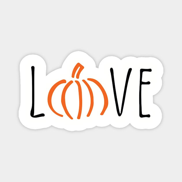 Pumpkin Love Magnet by TheLeopardBear