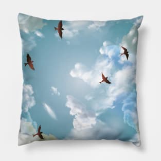 Blue sky Pillow