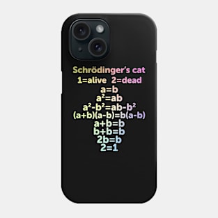 Schrödinger's Cat Phone Case