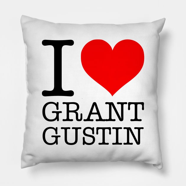 I ❤ Grant Gustin Pillow by thereader