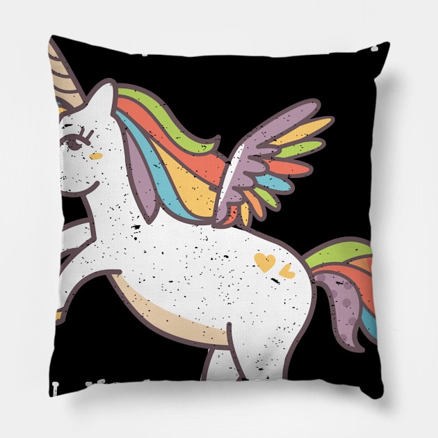 Cool Unicorn Squad product for Girls Funny Unicorn Design Pillow by merchlovers